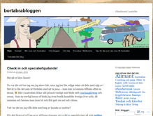 Tablet Screenshot of bortabrabloggen.com